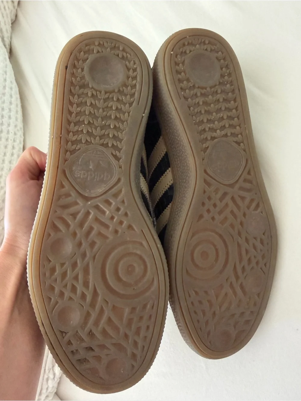 adidas Handbal Spezial Black and Tan Woven Sneakers- 8.5 - Picture 8 of 10